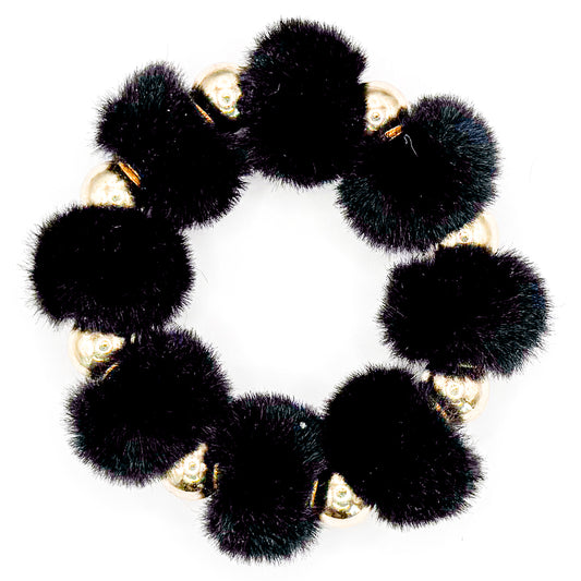 Fuzzy Beaded Bracelet