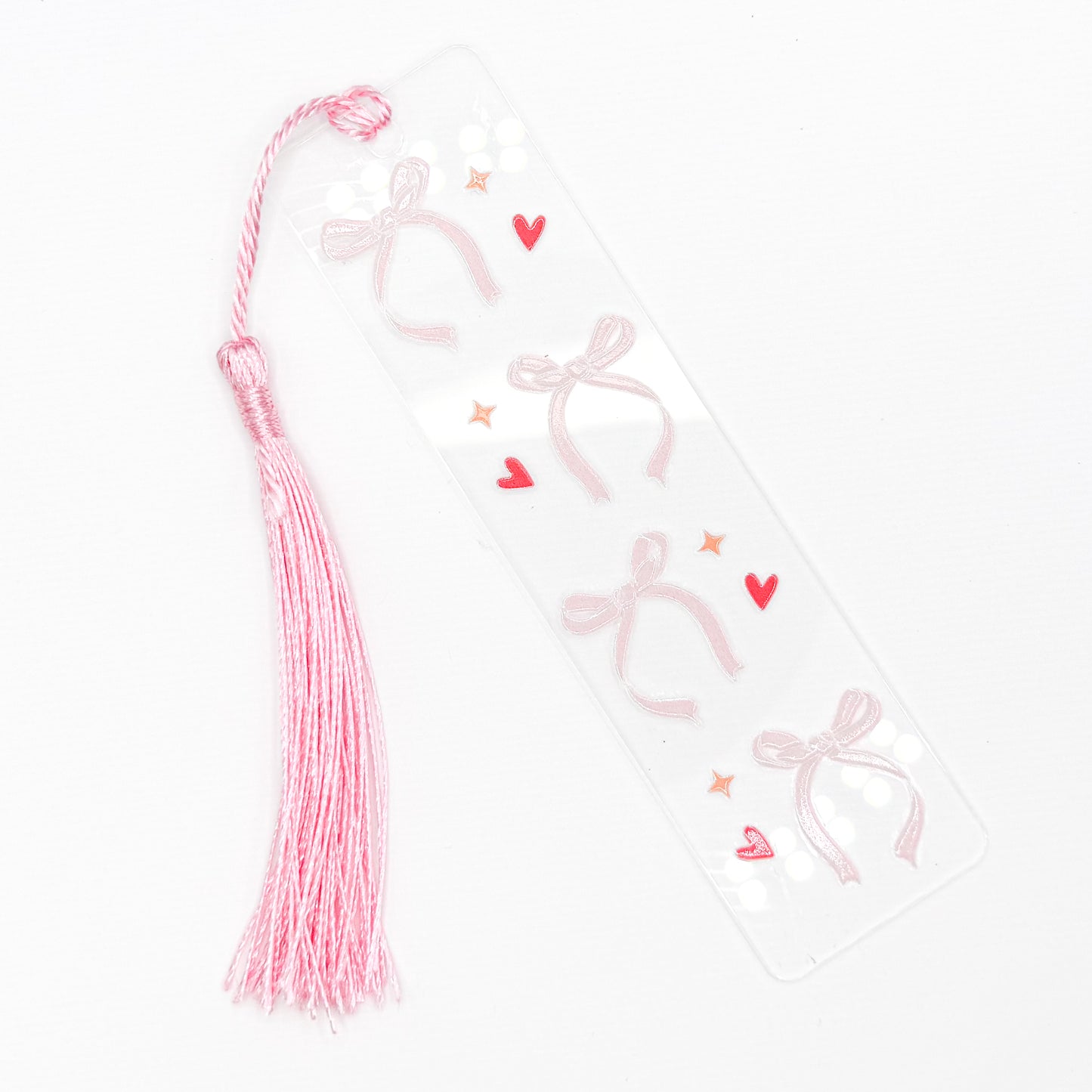 Preppy Bows Acrylic Bookmark