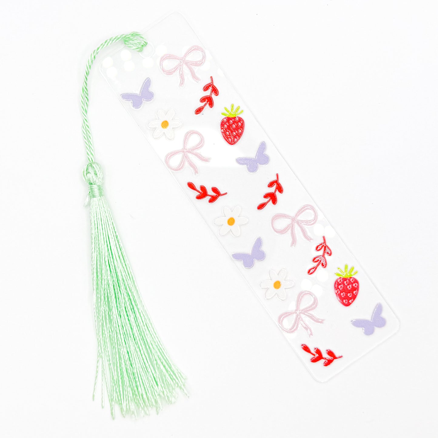 Bows and Butterflies Acrylic Bookmark