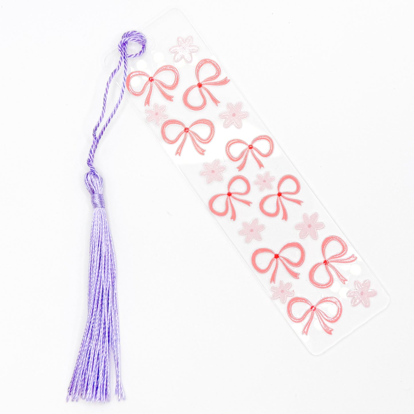 Flowers and Bows Acrylic Bookmark
