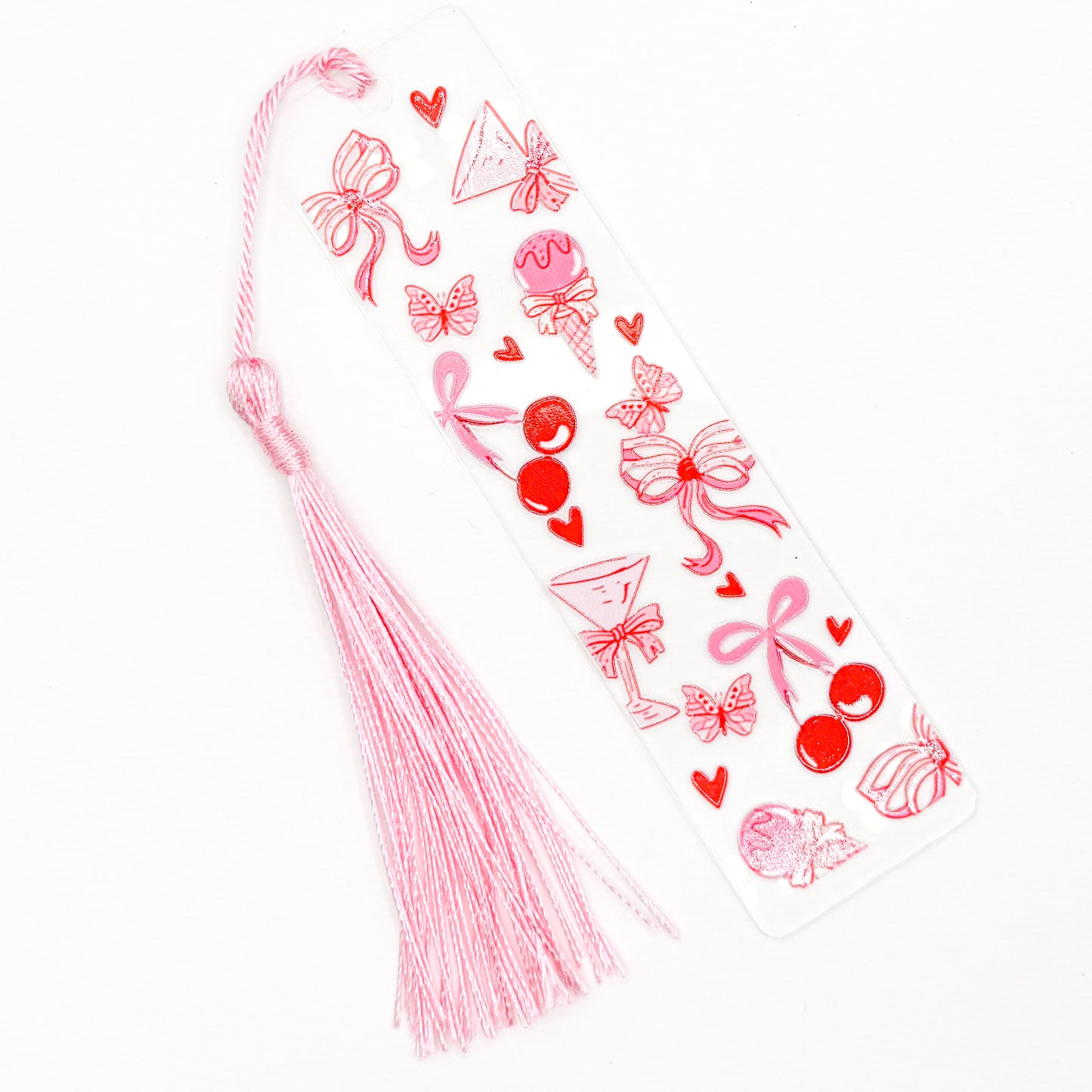 Pink Celebration Acrylic Bookmark