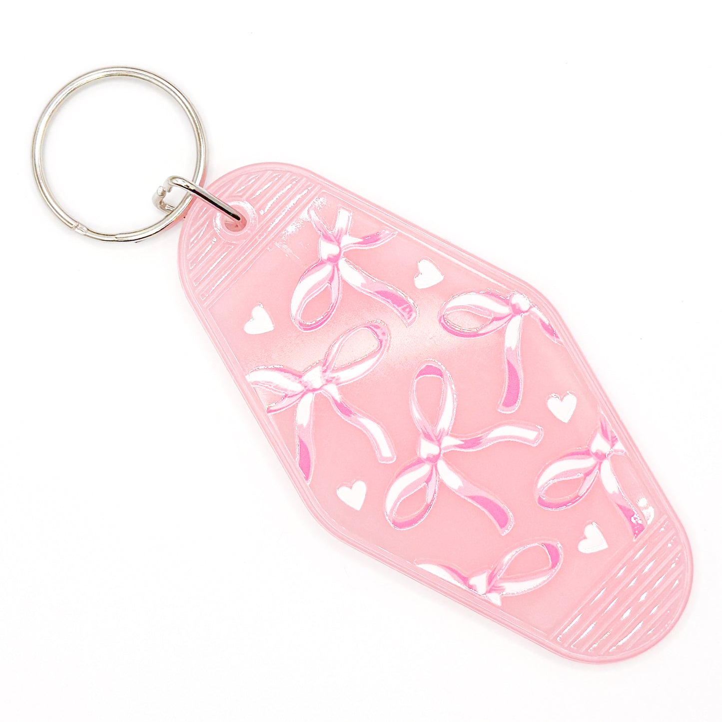 Pink Bows Keychain