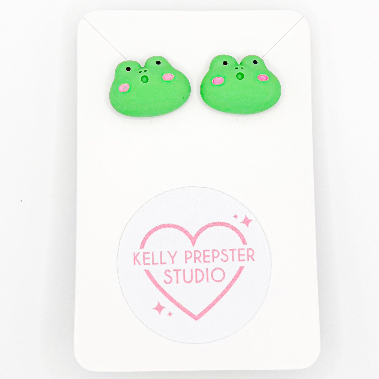 Cute Frogs Post Earrings