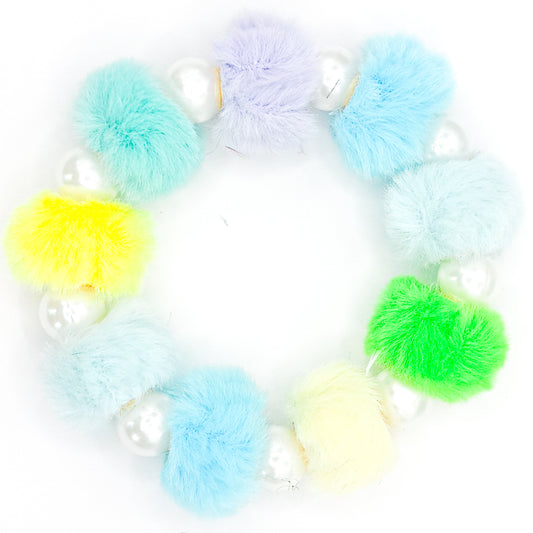 Fuzzy Pastels Beaded Bracelet