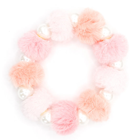 Fuzzy Pink 2.0 Beaded Bracelet