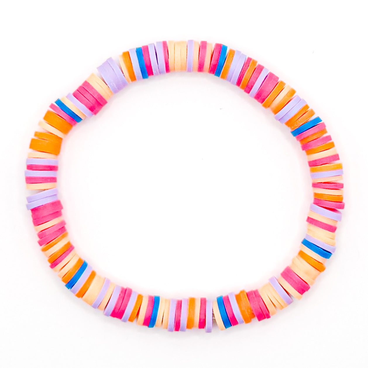 Misty Clay Beaded Bracelet