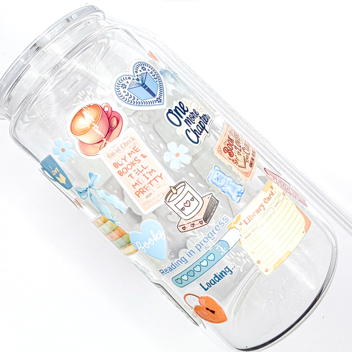Blue Era Book Girlie Cup - 16oz