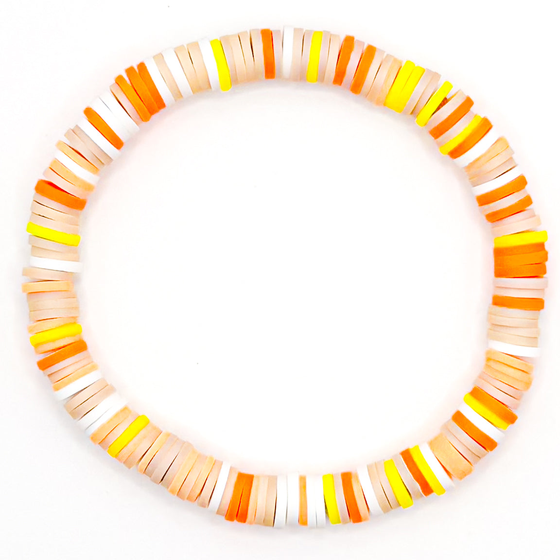 Fall Beaded Blessings Clay Beaded Bracelet
