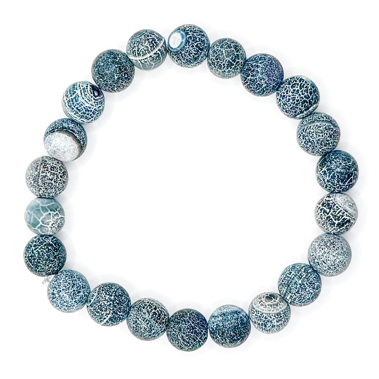 Chill Crackles 2.0 Glass Beaded Bracelet