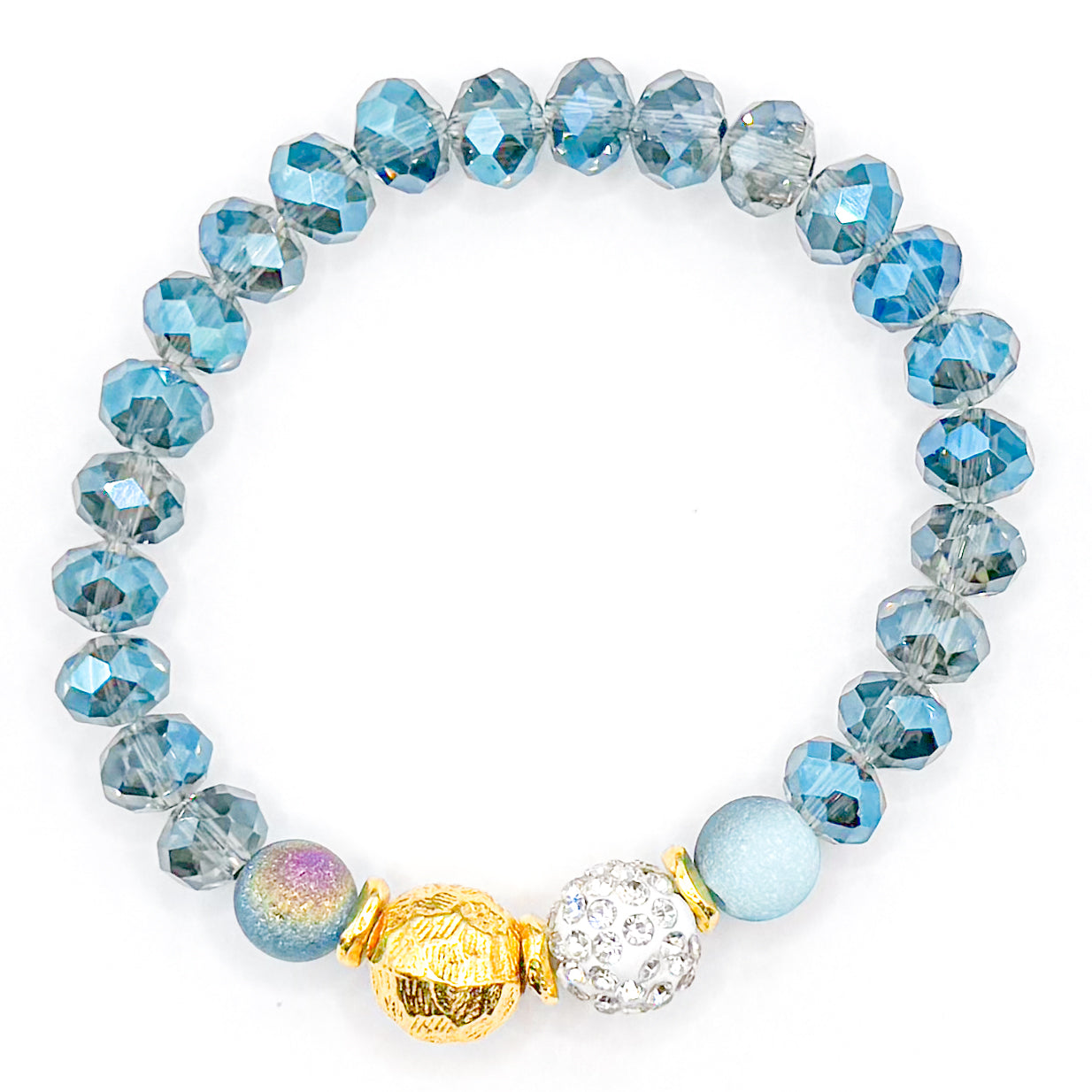 Underwater Gem 2.0 Glass Beaded Bracelet