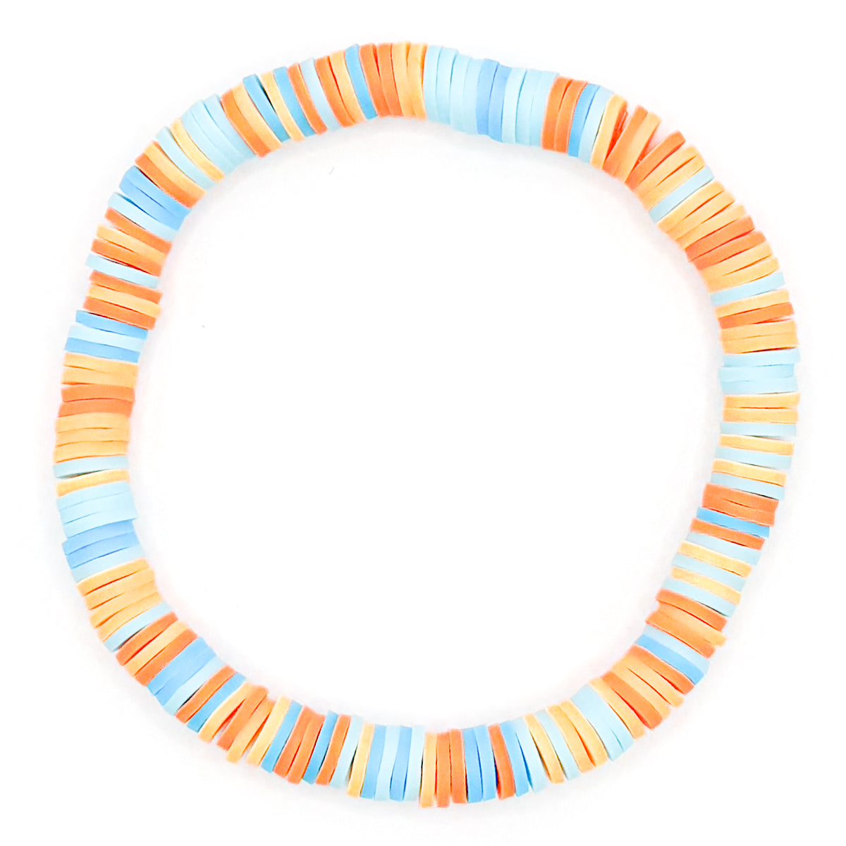 Blue-e Clay Beaded Bracelet