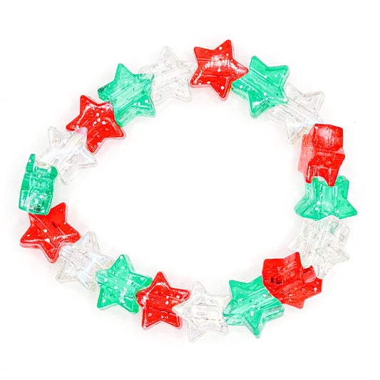 Holiday Stars Beaded Bracelet