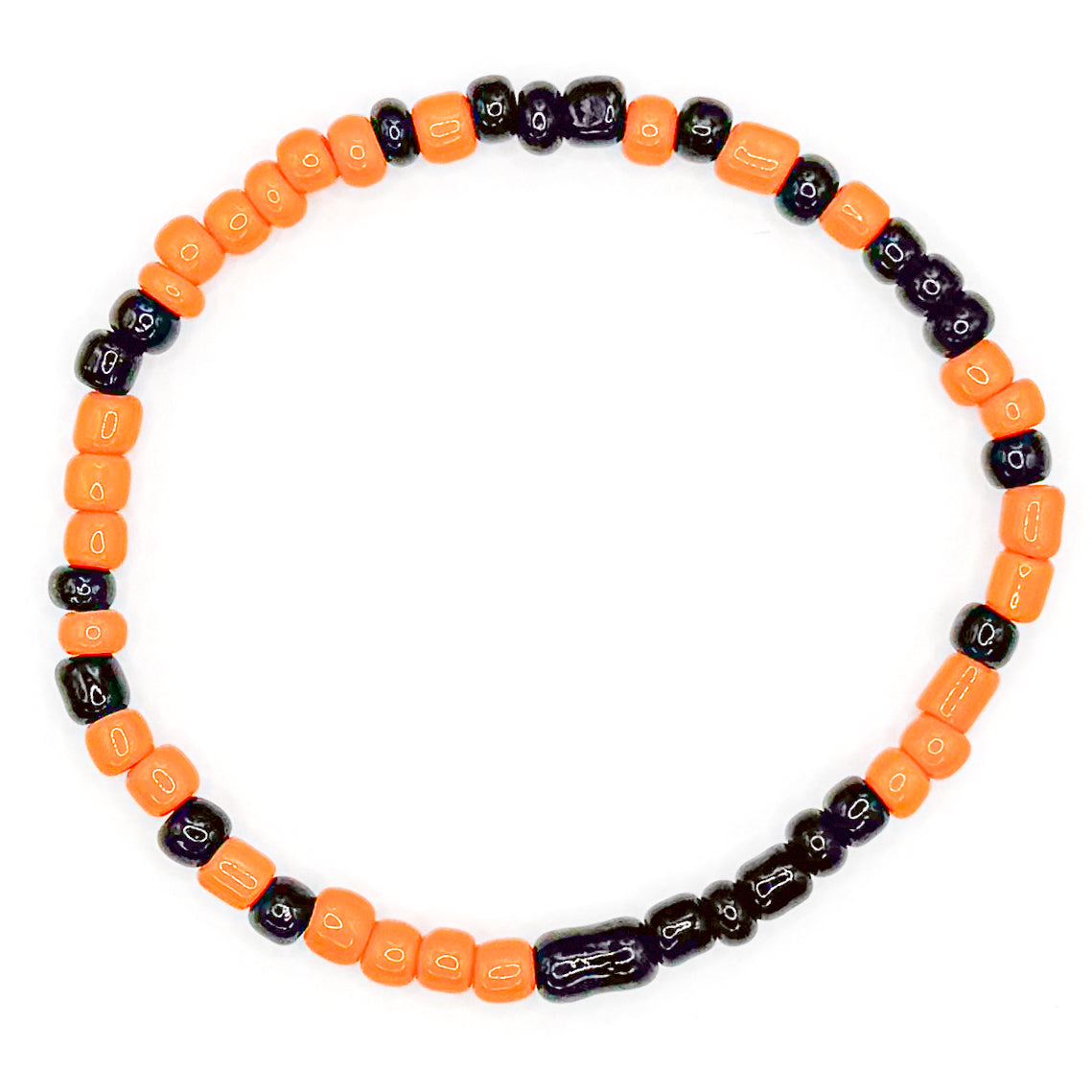 Tiger Seed Beaded Bracelet