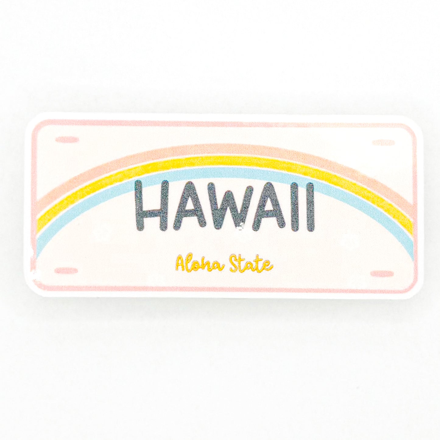 Hawaii Plate Sticker