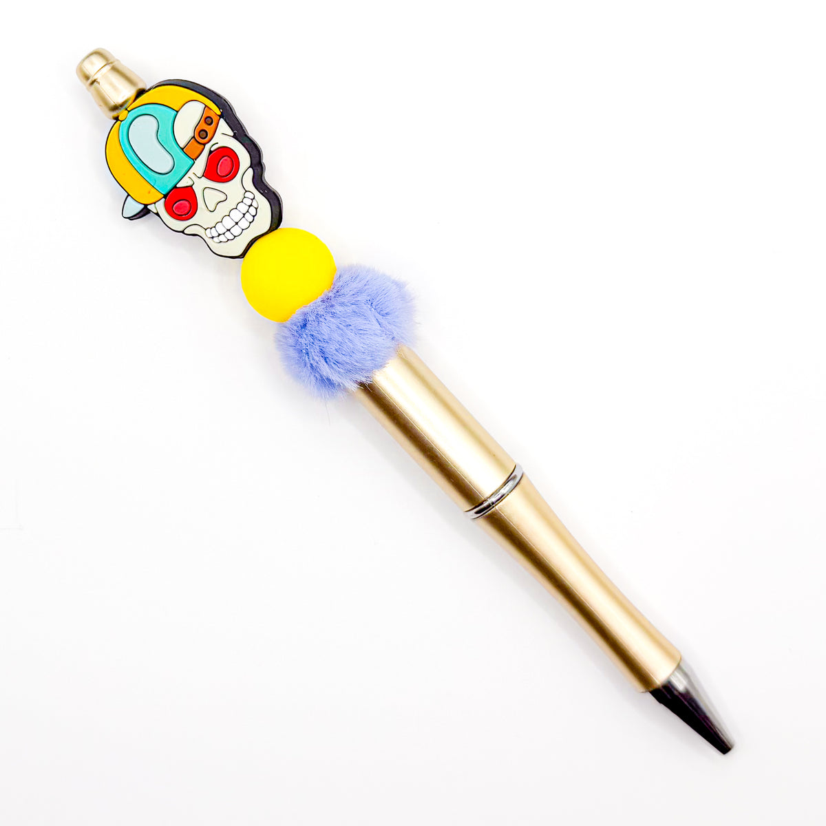 Colorful Halloween Skull Charm Pen