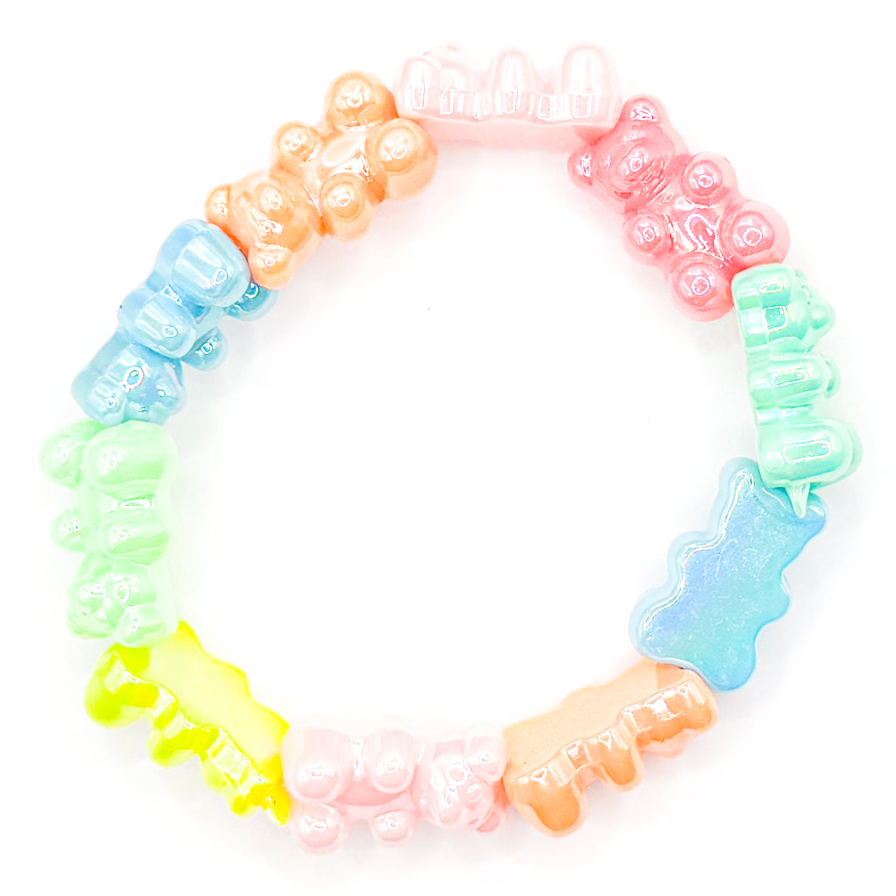 Bright Pastel Sugar Rush Beaded Bracelet