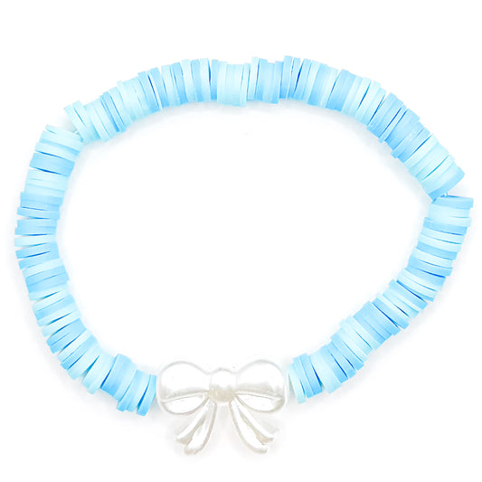 Aloha Bow Clay Beaded Bracelet