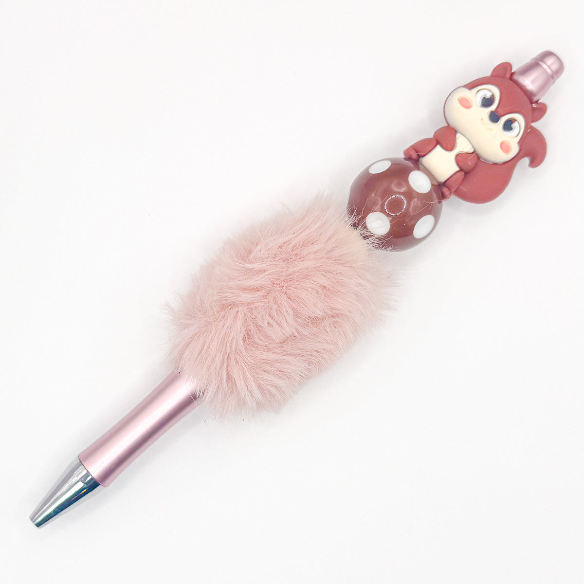 Pink Squirrel Charm Pen – KellyPrepsterStudio