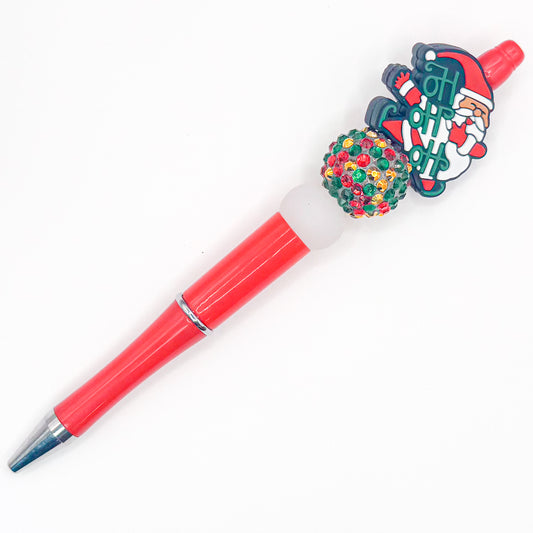 Red Holiday Charm Pen