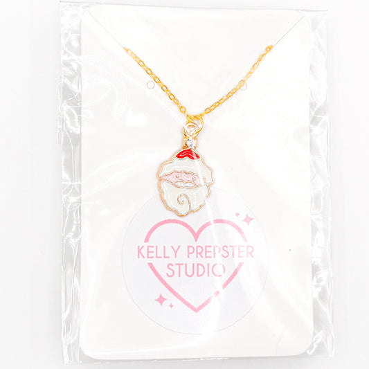 Sparkle Santa Necklace