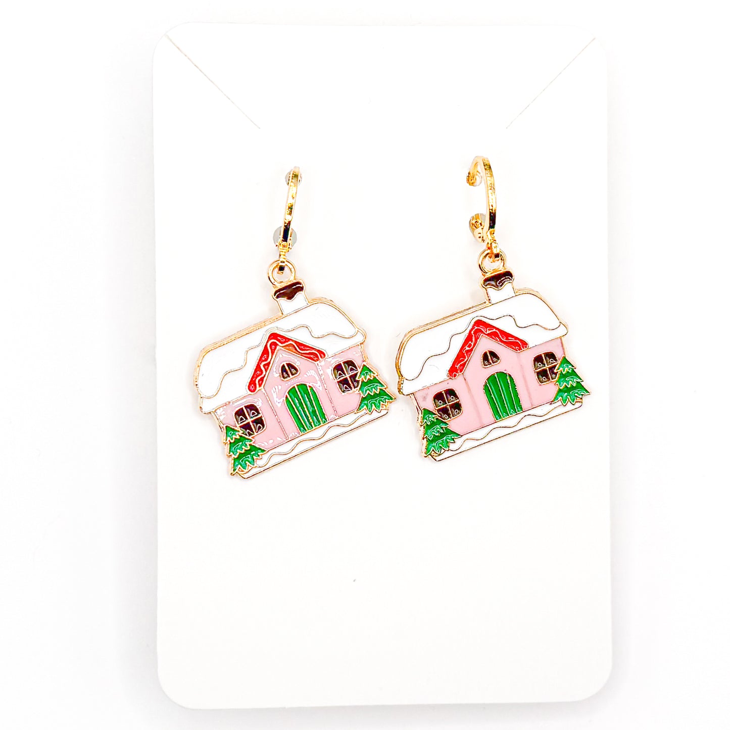 Holiday Party Huggie Earrings