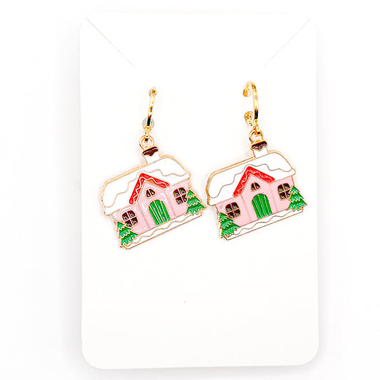 Holiday Party Huggie Earrings