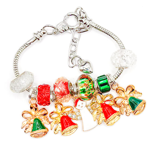 Jingle Bells European Charm Bracelets