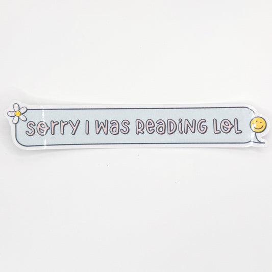 Sorry I Was Reading LOL Sticker
