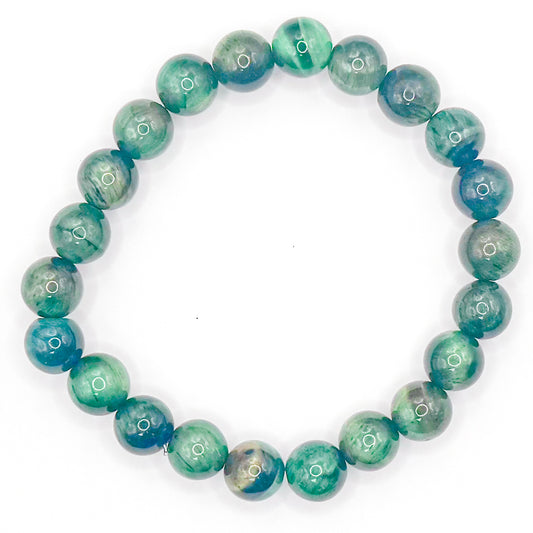 Holiday Bubbles Glass Beaded Bracelet