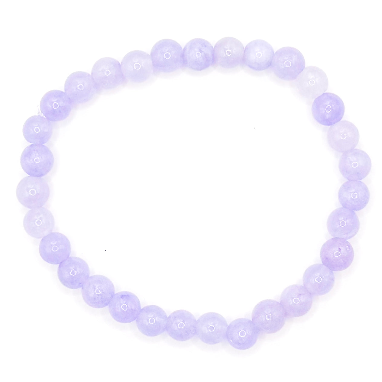 Purple Bubbles Glass Beaded Bracelet