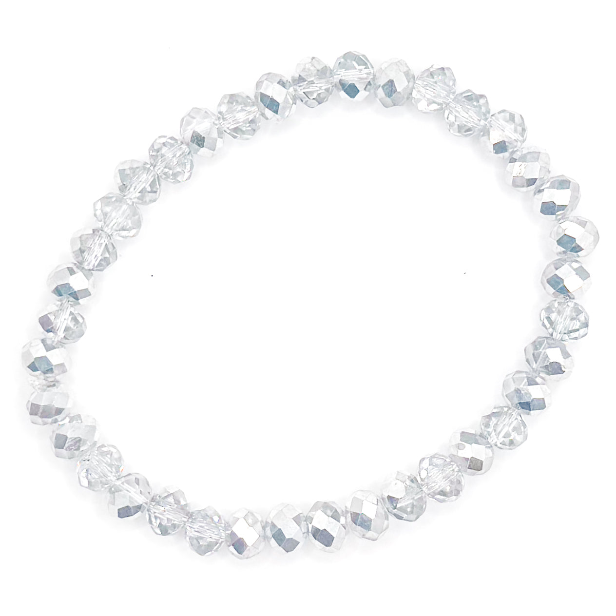 New Years Celebration Glass Beaded Bracelet