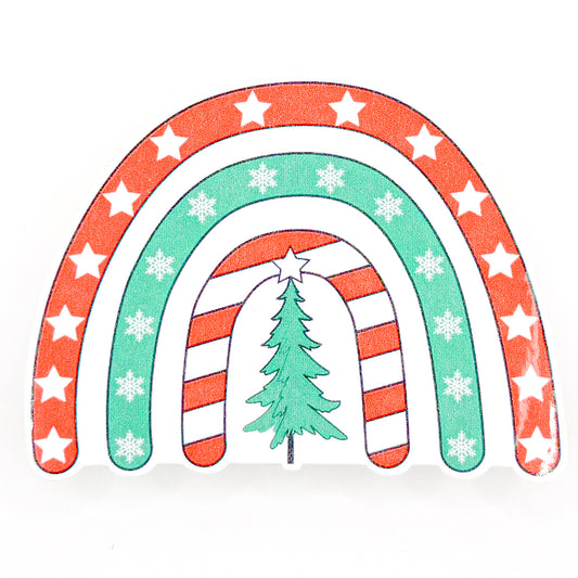 Christmas Rainbow Sticker