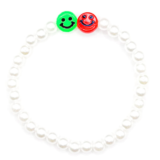 Naught and Nice Smiles Beaded Bracelet