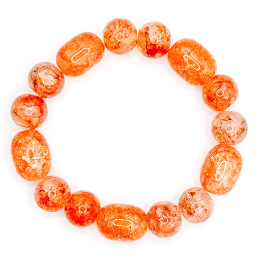 Fall Crystals 2.0 Glass Beaded Bracelet