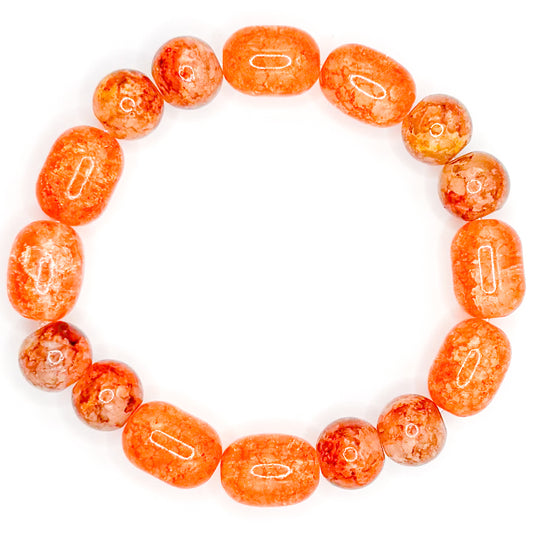 Fall Crystals 1.0 Glass Beaded Bracelet