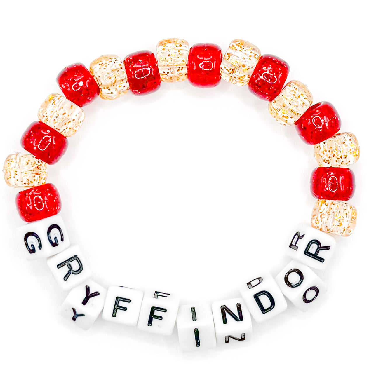 "Gryffindor" Beaded Bracelet