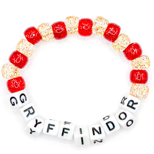 "Gryffindor" Beaded Bracelet