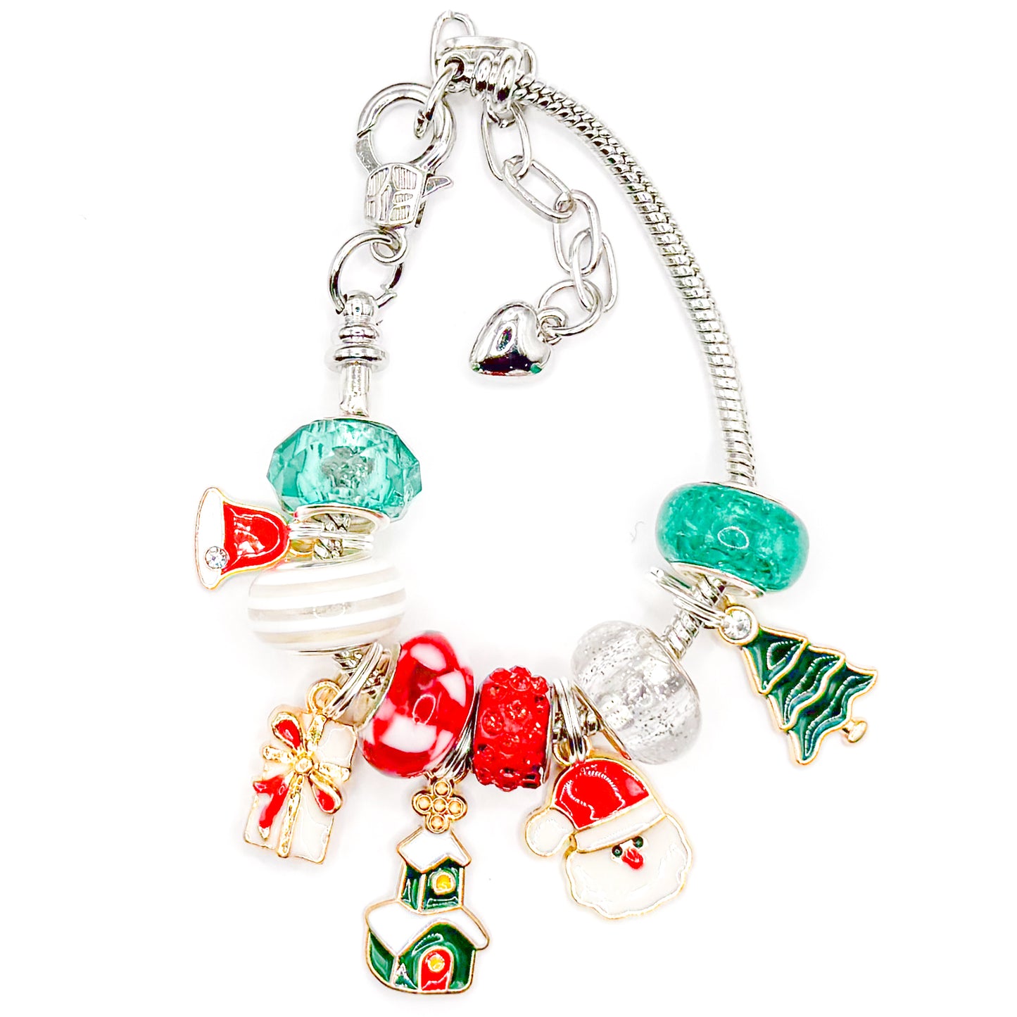 Classic Christmas European Charm Bracelet
