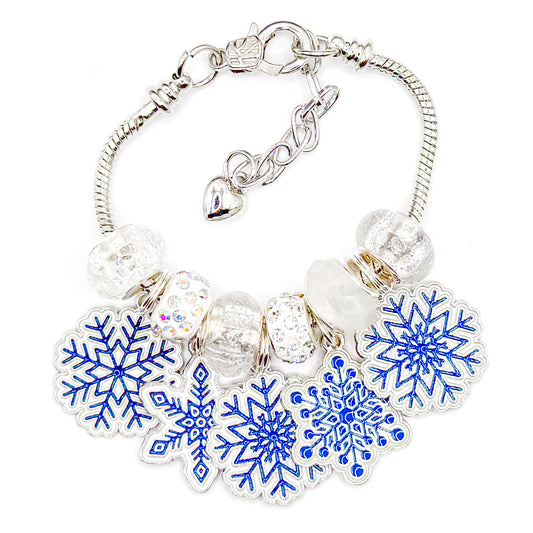 Time for Snow European Charm Bracelet