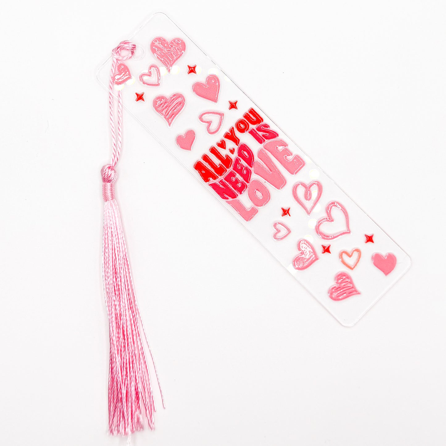 All You Need Is Love Acrylic Bookmark