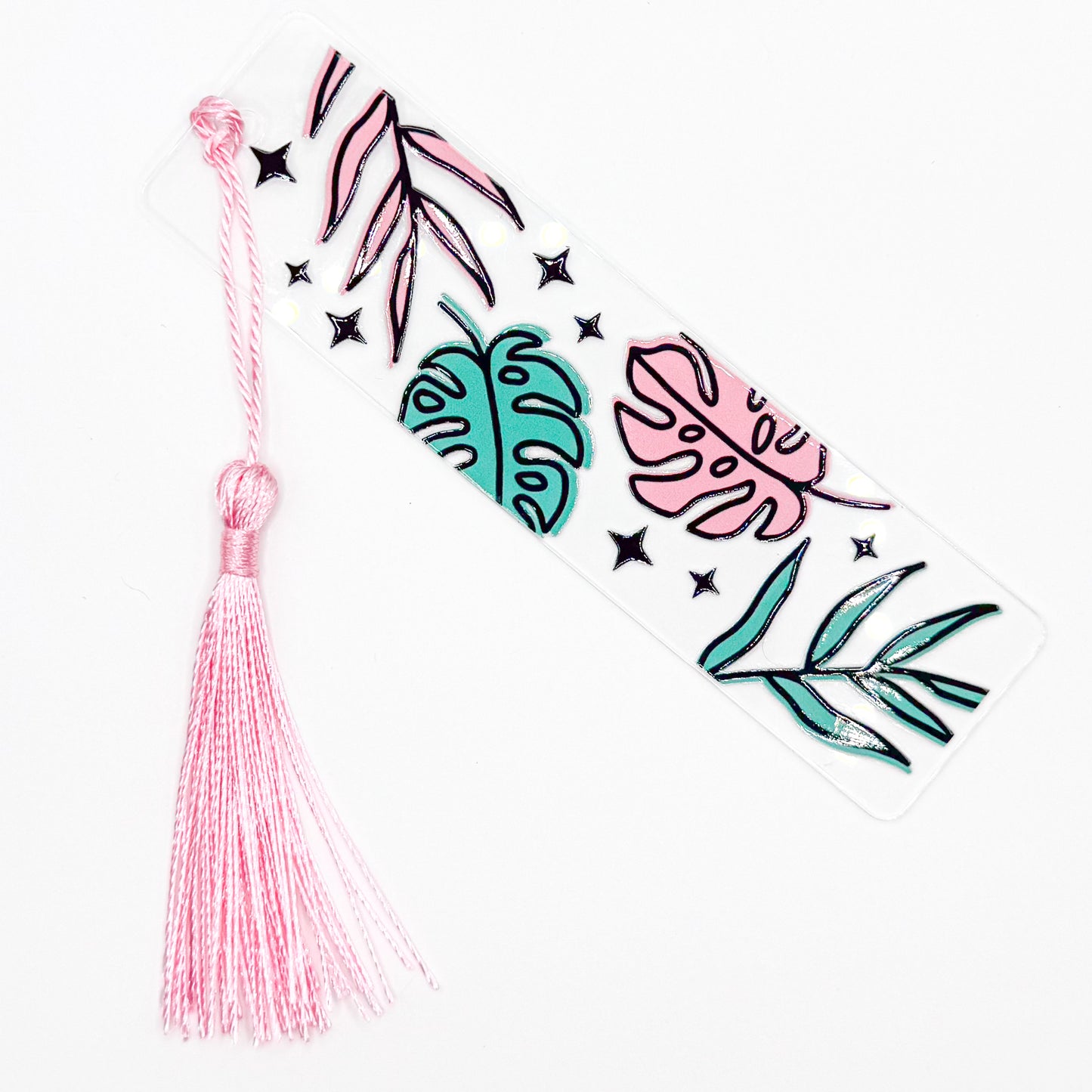 Preppy Palm Acrylic Bookmark