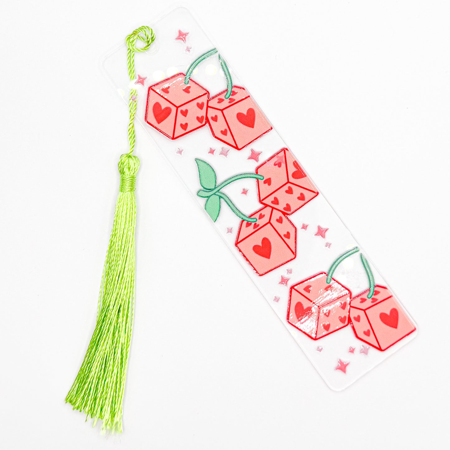 Preppy Dice Acrylic Bookmark