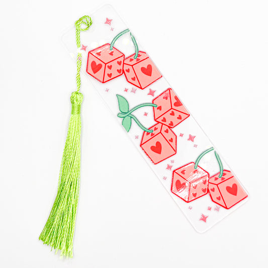 Preppy Dice Acrylic Bookmark