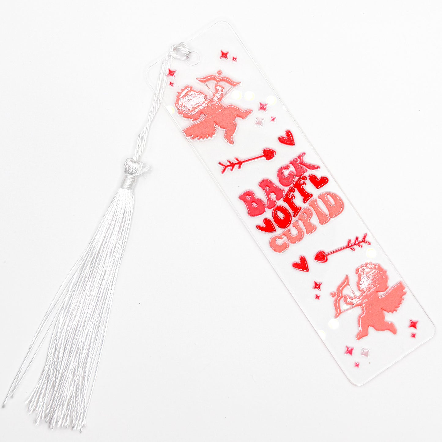 Back Off Cupid Acrylic Bookmark