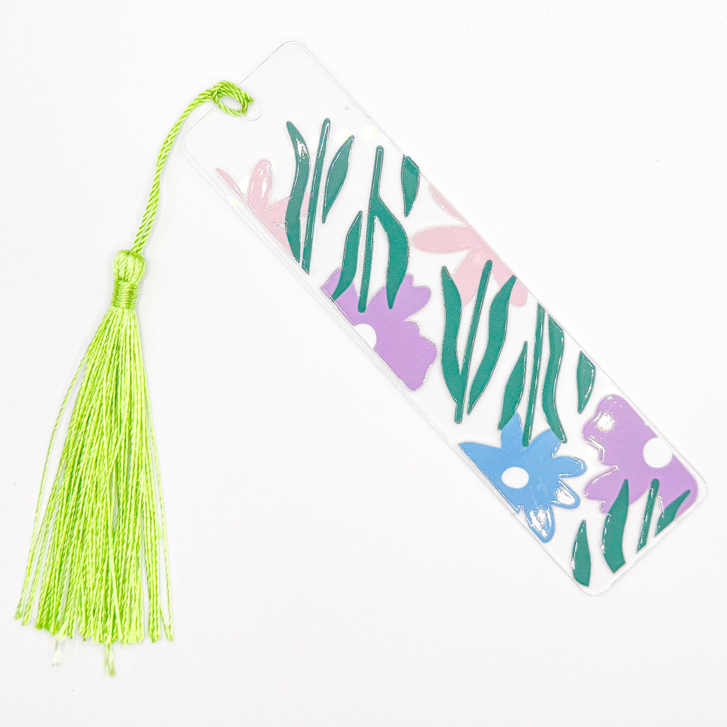 Wild Flowers Acrylic Bookmark