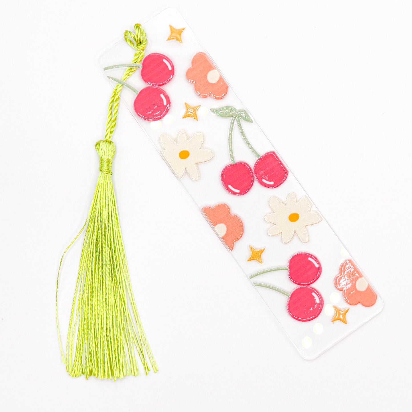 Sweet Cherries Acrylic Bookmark