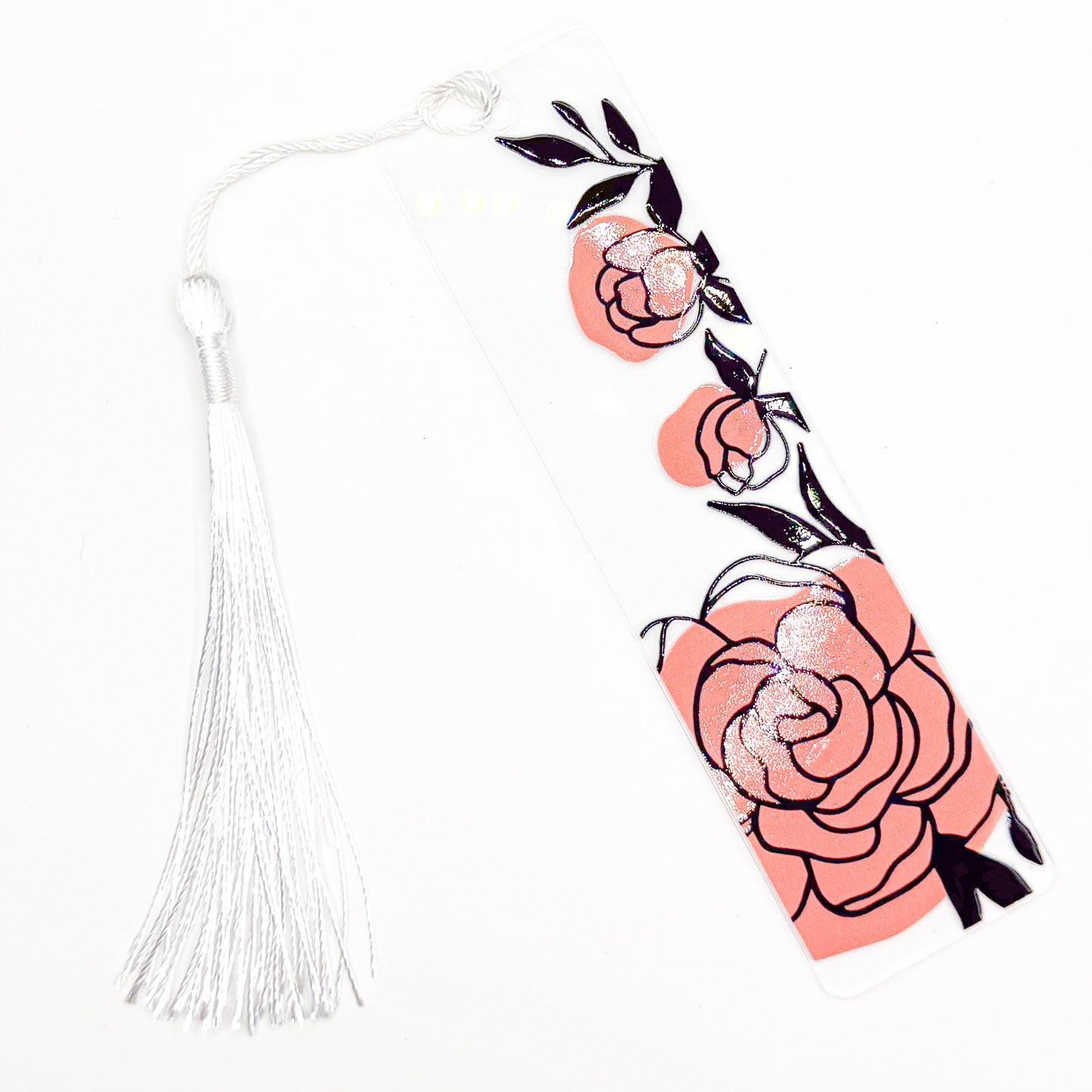 Cozy Roses Acrylic Bookmark