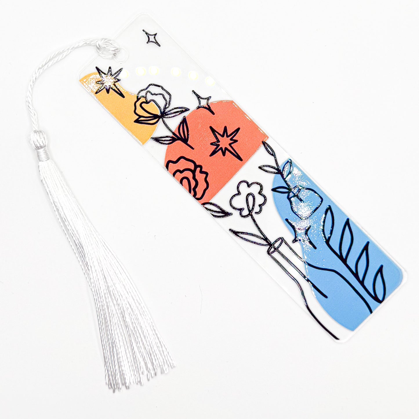 Warm Cozy Aesthetic Acrylic Bookmark
