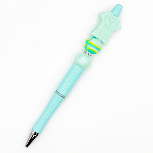 Teal Nurse Charm Pen