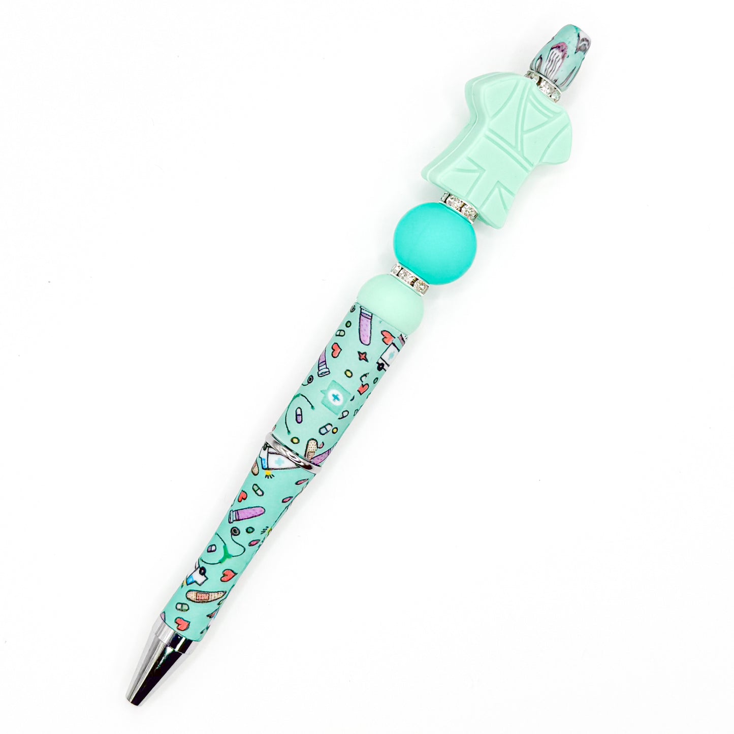 Teal Nurse 2.0 Charm Pen